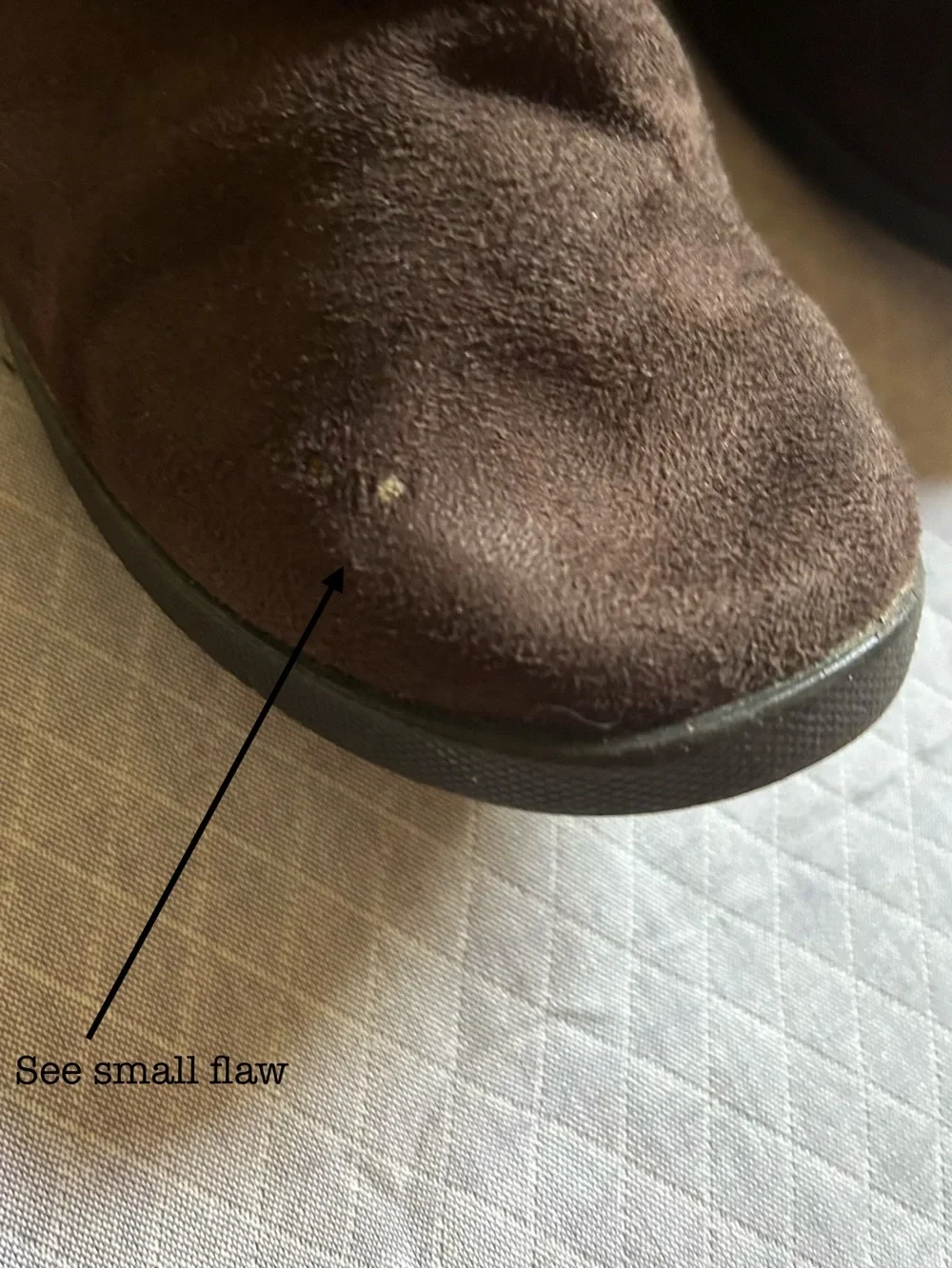 ROXY Chocolate Brown MicroSuede Slouch Ankle Boots Button Strap Logo Accents 6.5